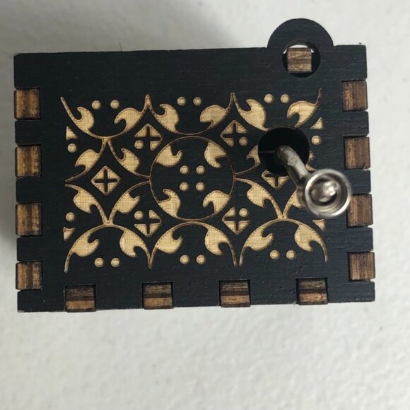 Totoro Cat Bus Hand Crank Wooden Music Box Anime Musical Mei - Picture 7 of 11